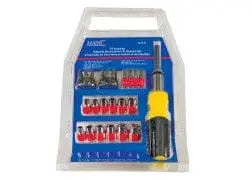 34 Pc Screwdriver & Sockets Set Toolway Industries