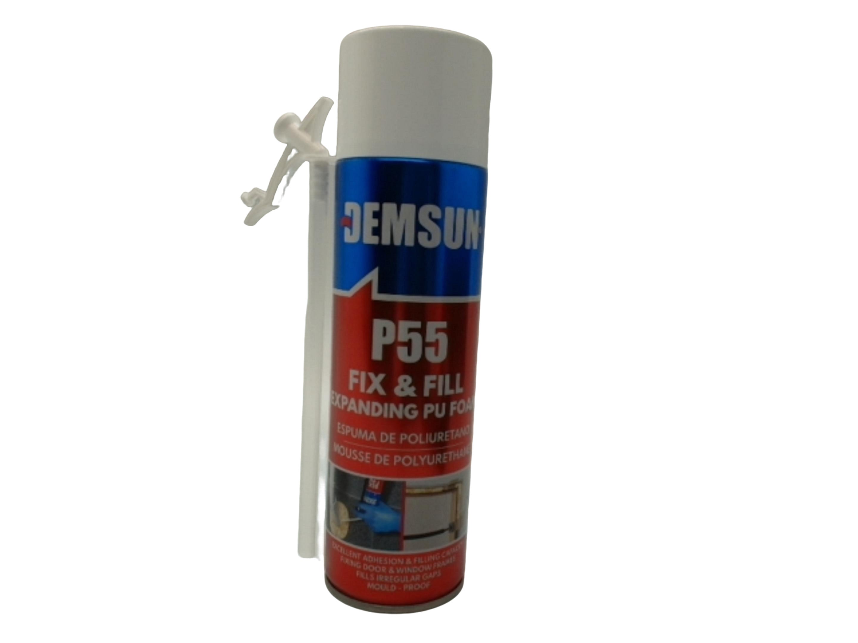 Expanding Pu Foam P55 Fix & Fill 500mL Demsun - Brantford Surplus