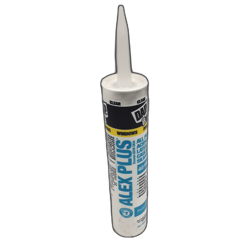 Clear Acrylic Latex Caulk Plus Silicone 300ml — detail