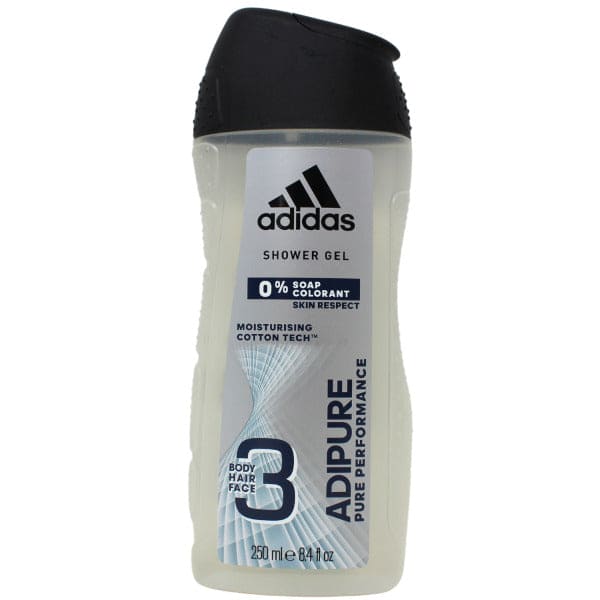 ADIDAS Body Wash 250ML 3IN1 COTTON TECH - Brantford Surplus