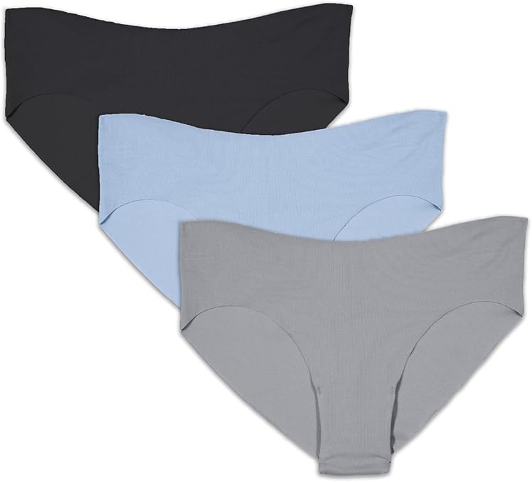 Fruit of the Loom Women's No Show Cheekies 3-Pack 2XL