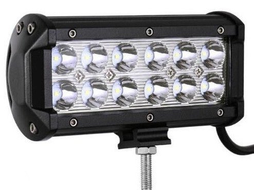 36W LED Work Light Bar 12x3W Off - Road Flood Lamp - Brantford Surplus
