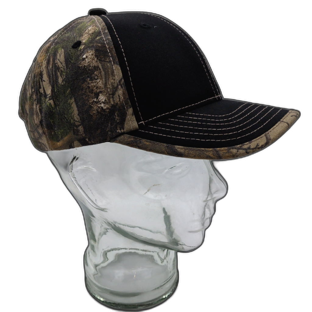 Realtree Forest Camo Ballcap, Black