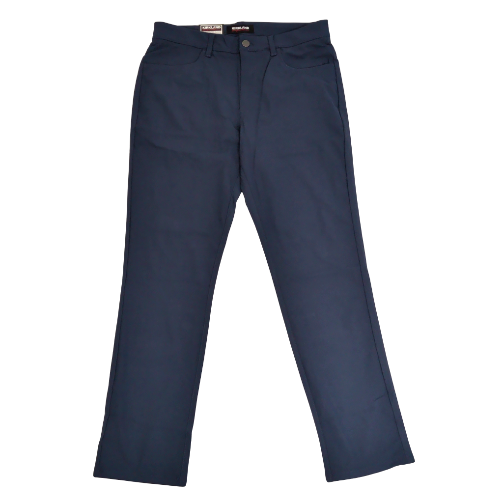 Kirkland Stretch Tech Pants 36" Waist Blue Or Black 30"