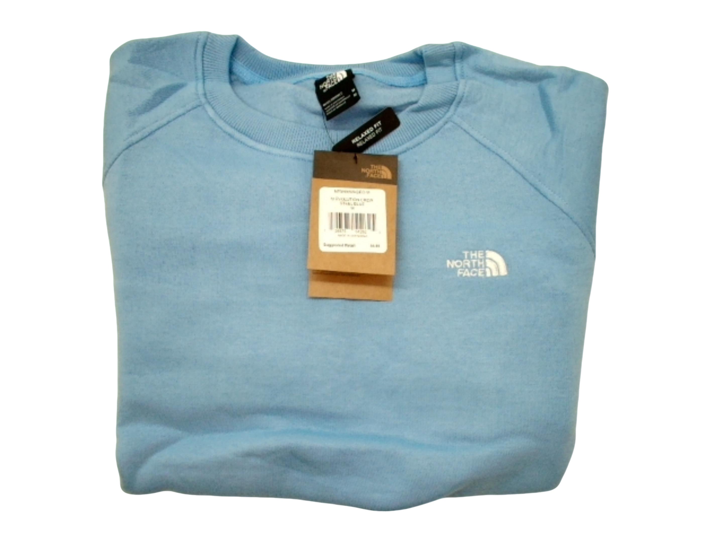 North Face Steel Blue Crew Neck Sweatshirt - Various Sizes