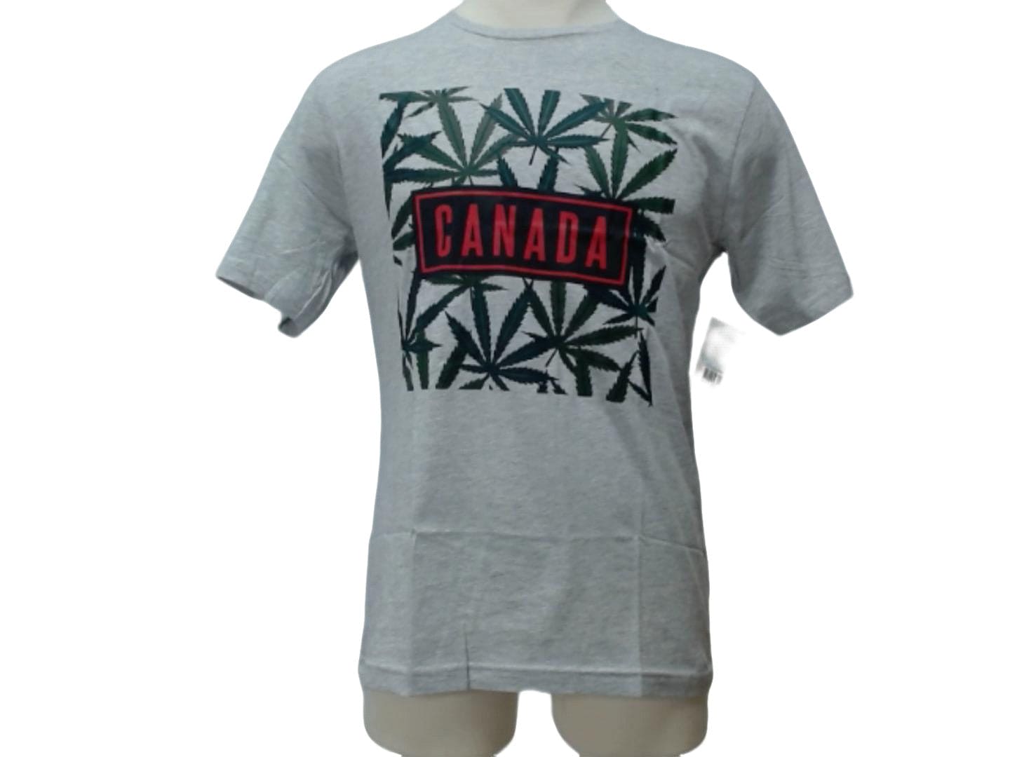 T-Shirt Grey Large Weed Canada - Brantford Surplus