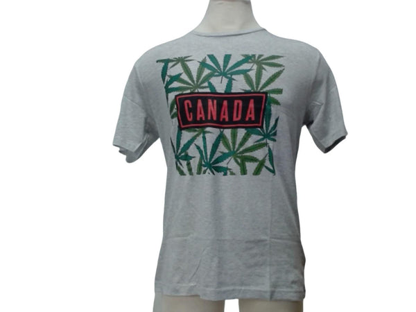 T-Shirt Grey 2XL Weed Canada