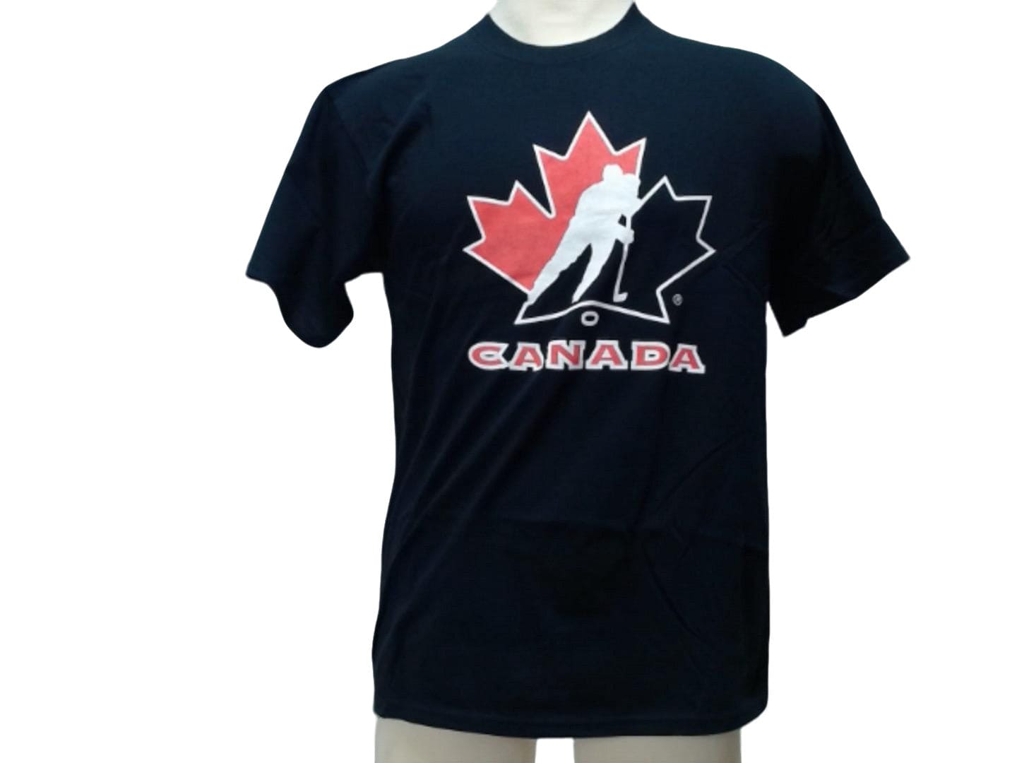 T-Shirt Black Large Team Canada - Brantford Surplus