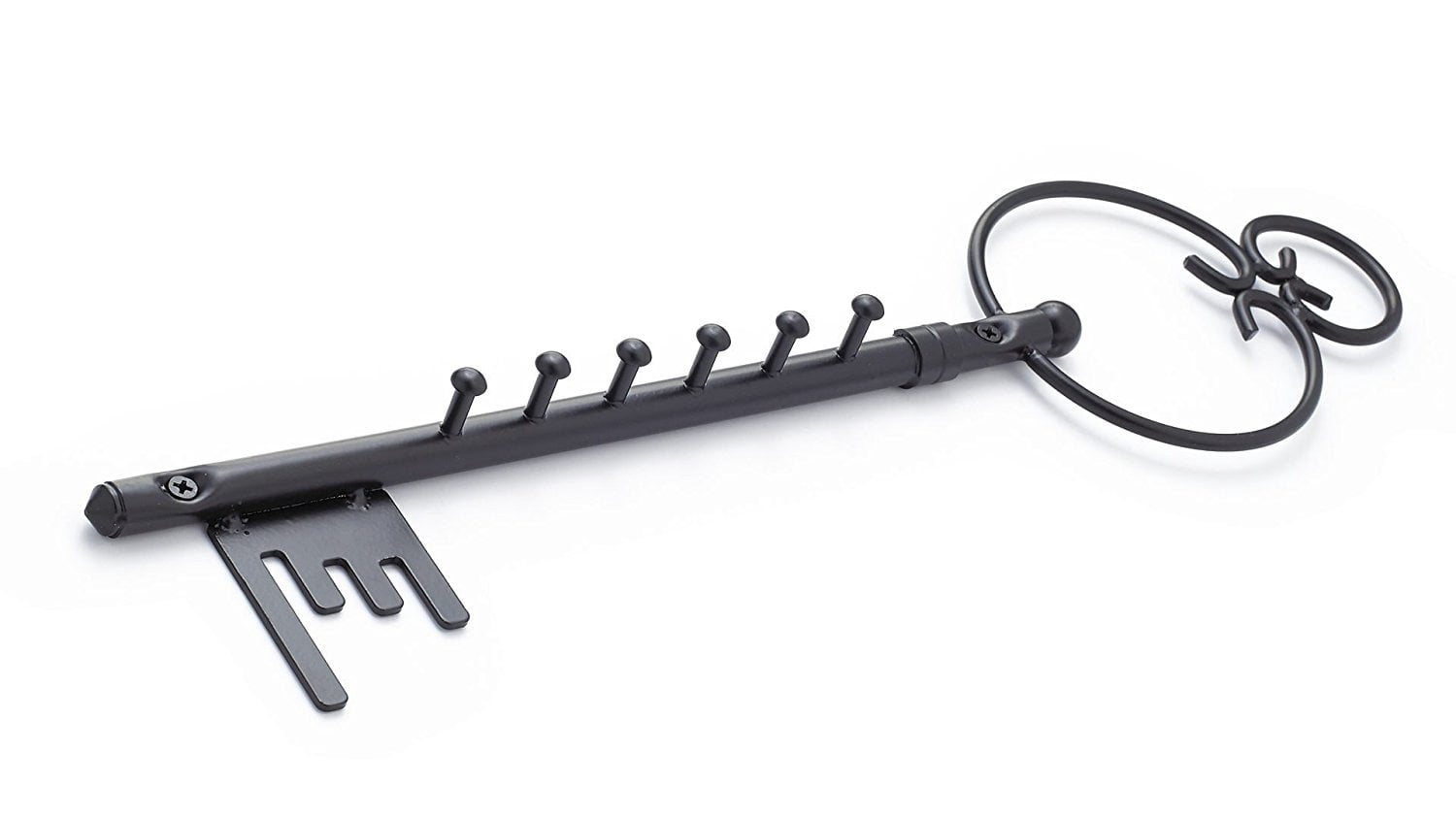 Richelieu 17" Wrought Iron Key Hook 6 Hooks