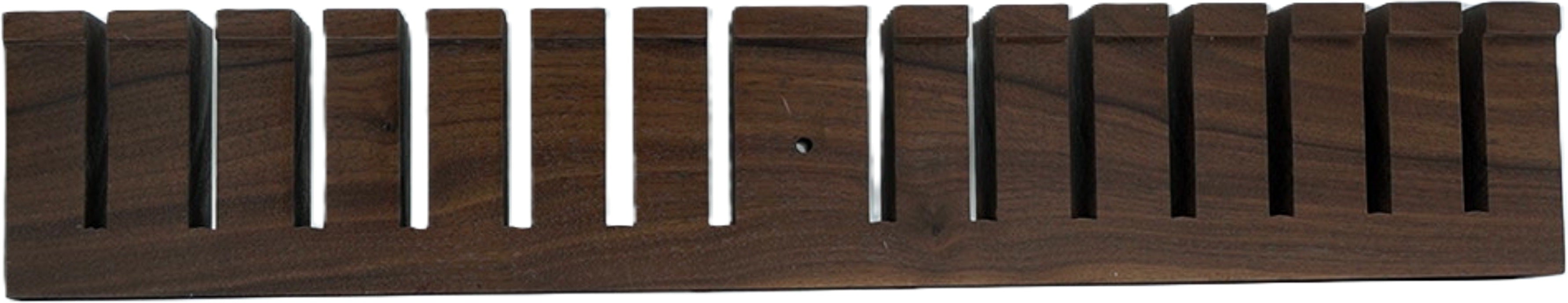 Houndsbay Walnut Belt Hanger Organizer - Holds 17 Belts