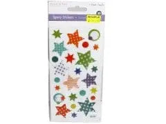 3D Epoxy StickersStars MULIMP