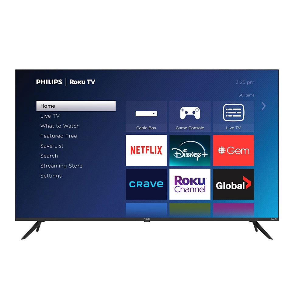50" Phillips Roku Smart tv (refurbished)