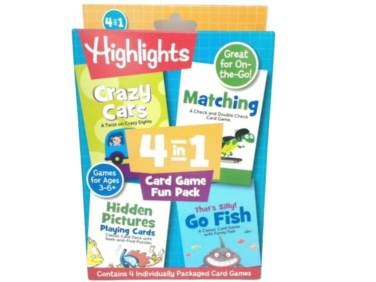 4 - in - 1 Family Card Game Set - Fun Party Pack - Brantford Surplus