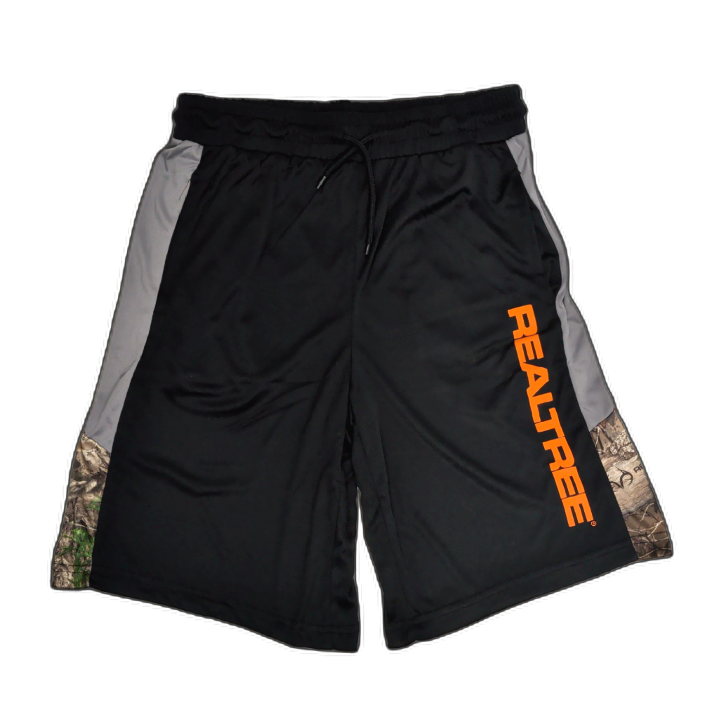 Men's RealTree black basketball shorts