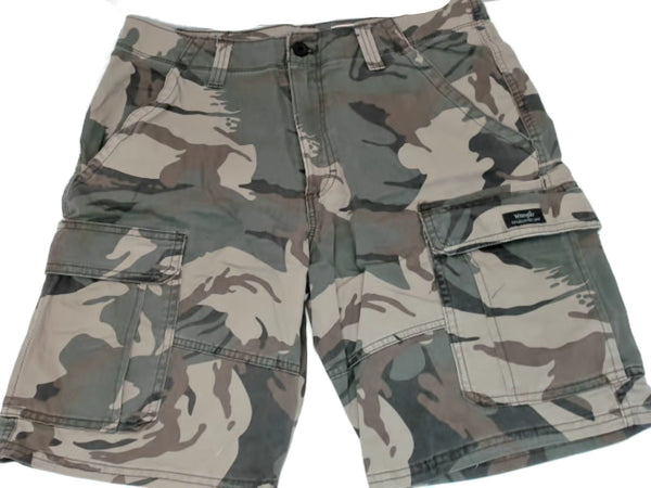 Cargo Shorts Men's Camo Wrangler Ass't Sizes
