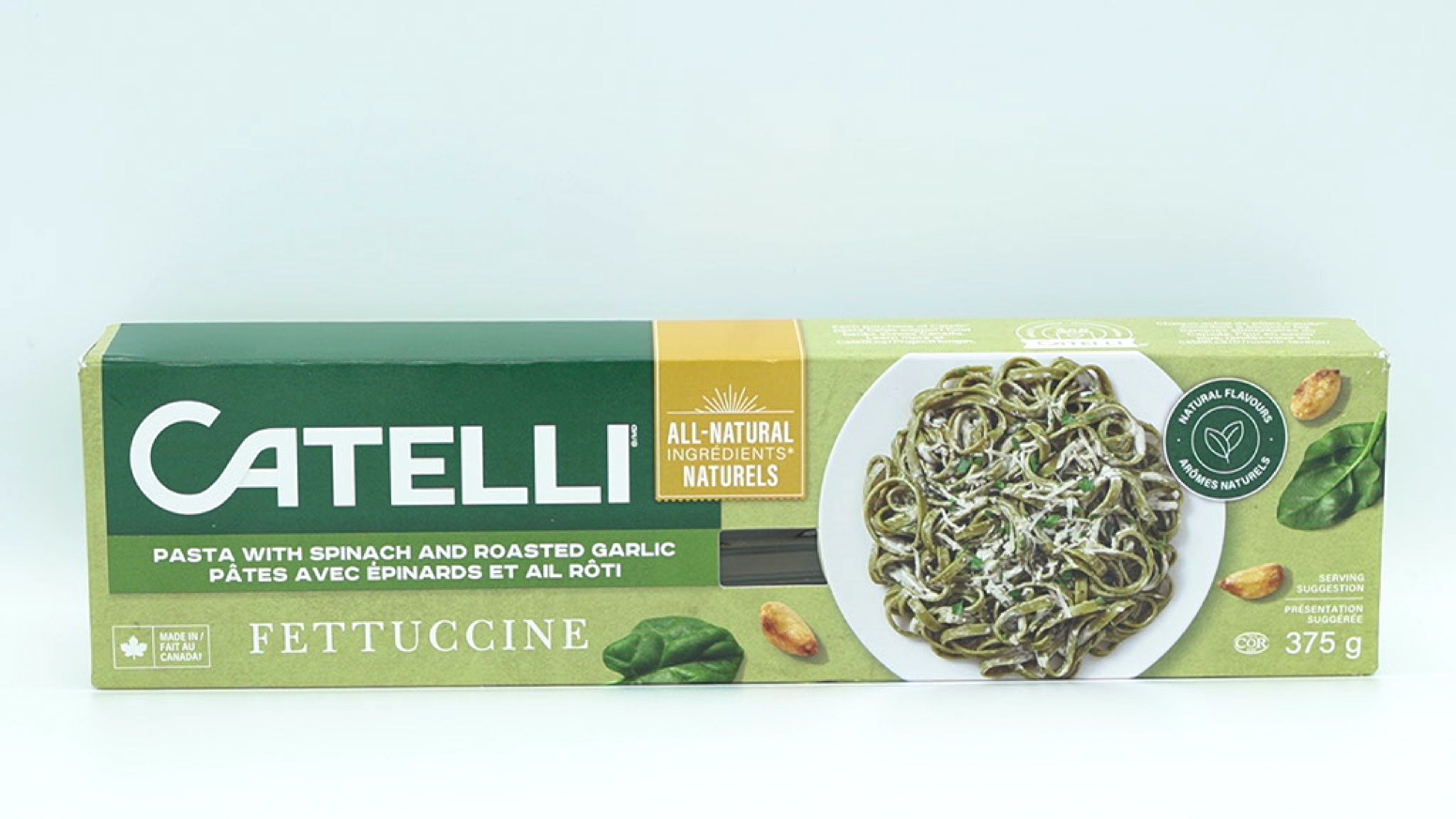 Catelli Spinach Garlic Fettuccine Pasta 375g