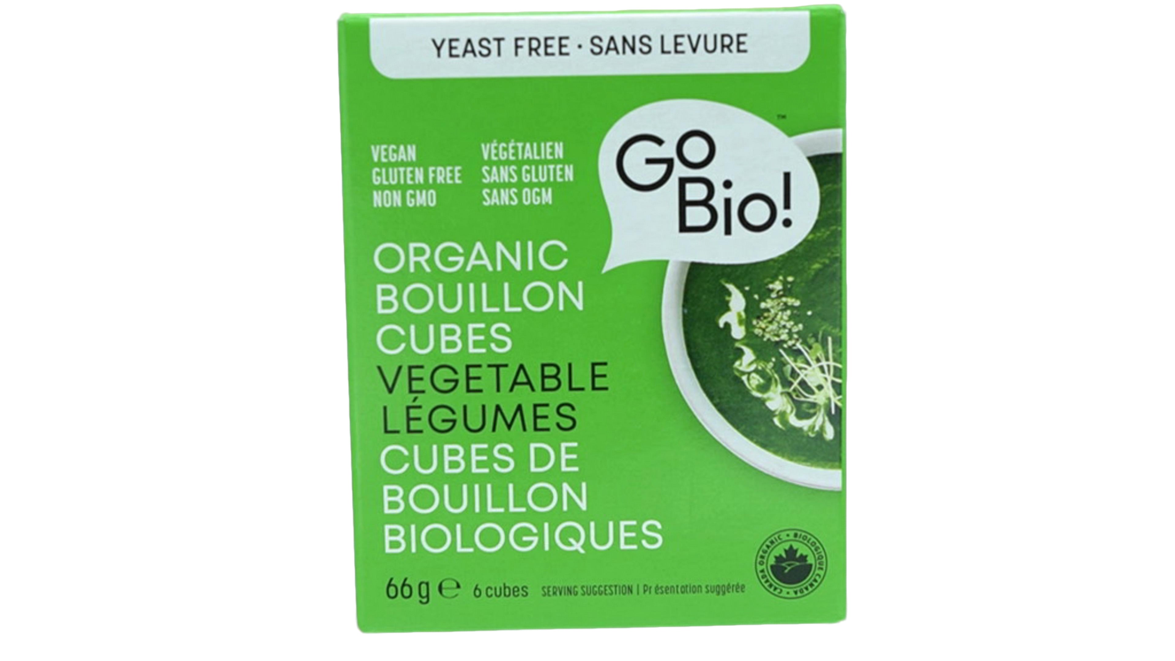 Go Bio Organic Vegetable Bouillon Cubes 6-Pack 66g