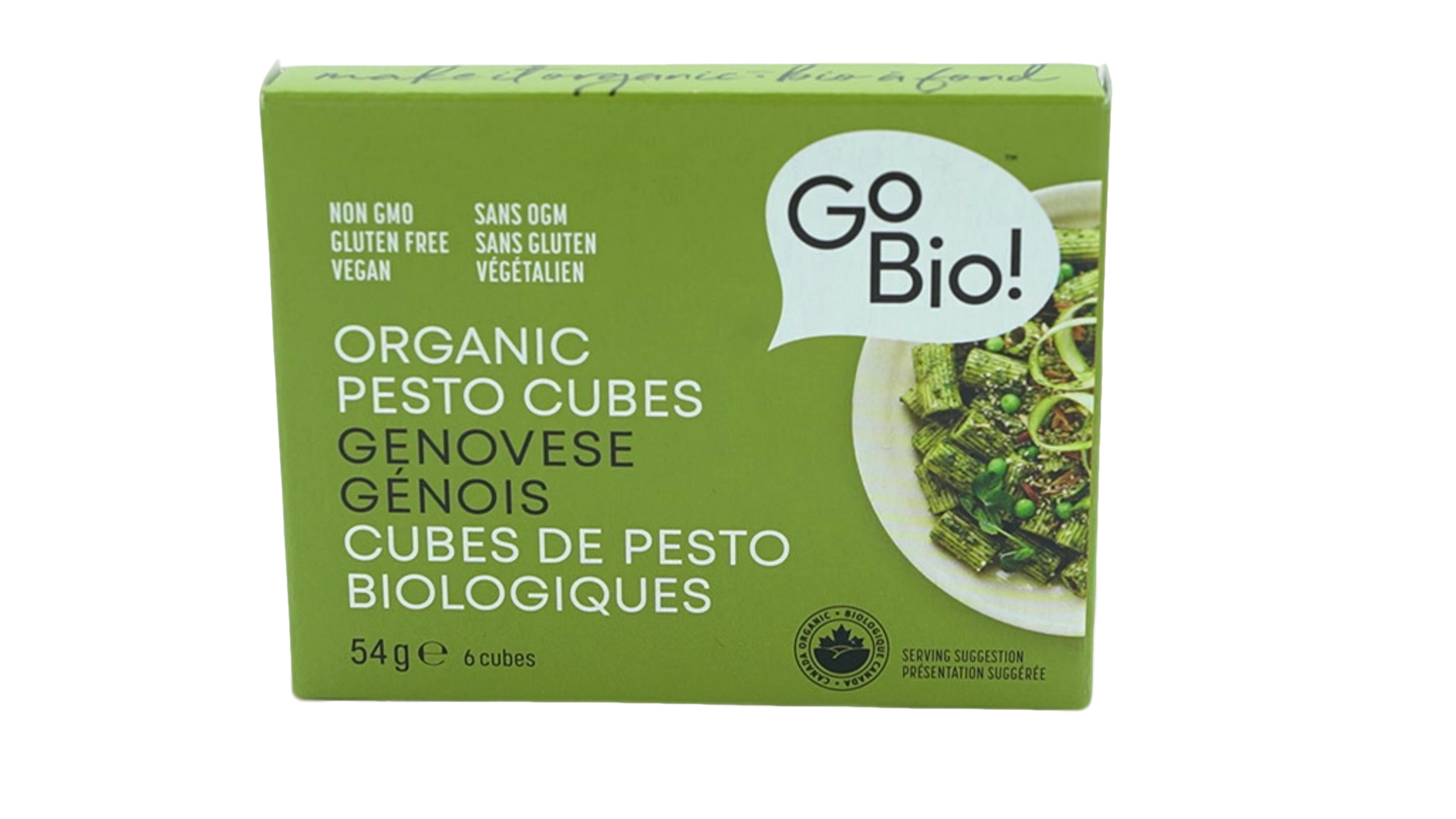 Go Bio Organic Genovese Pesto Cubes 54g 6-Pack