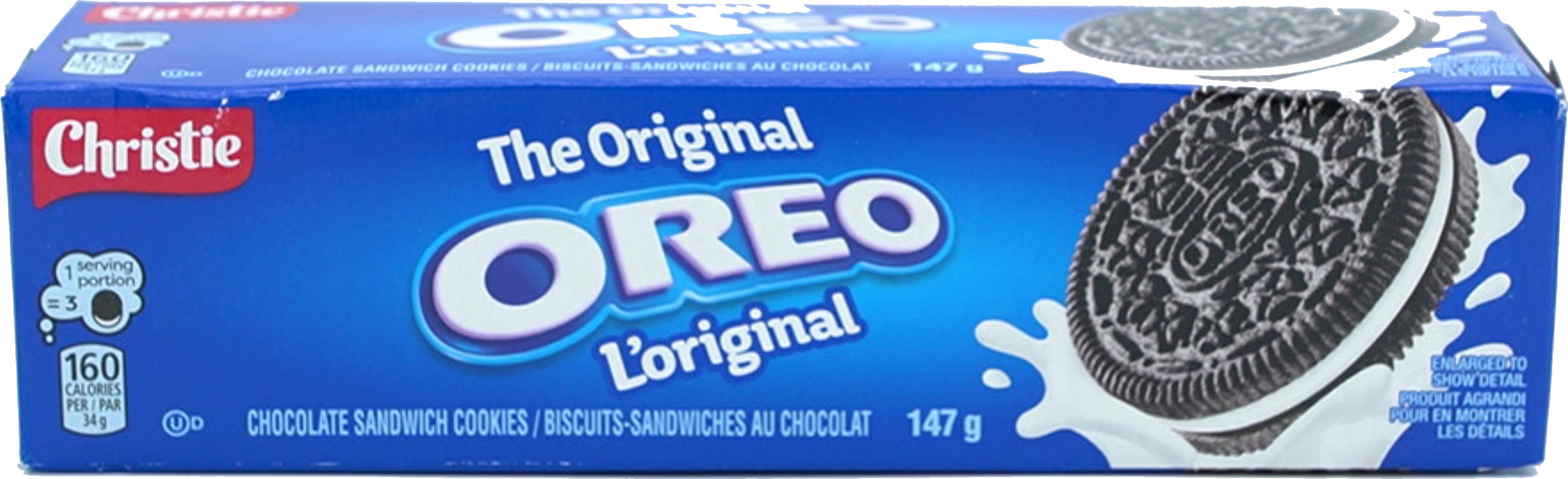 Original Oreo Cookies 147g by Christie