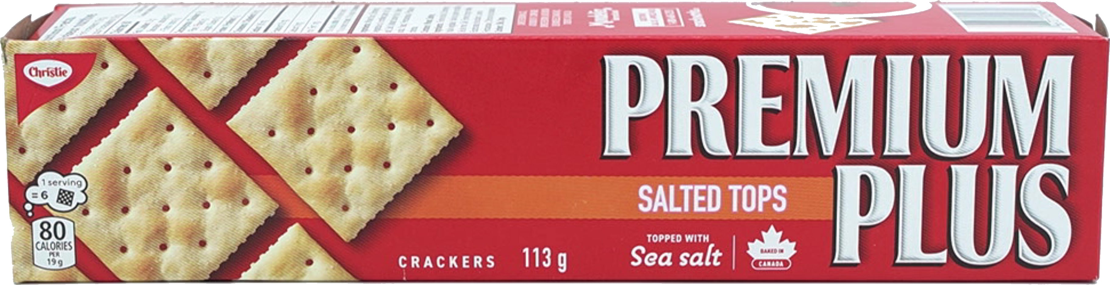Christie Premium Plus Salted Tops Crackers 113g