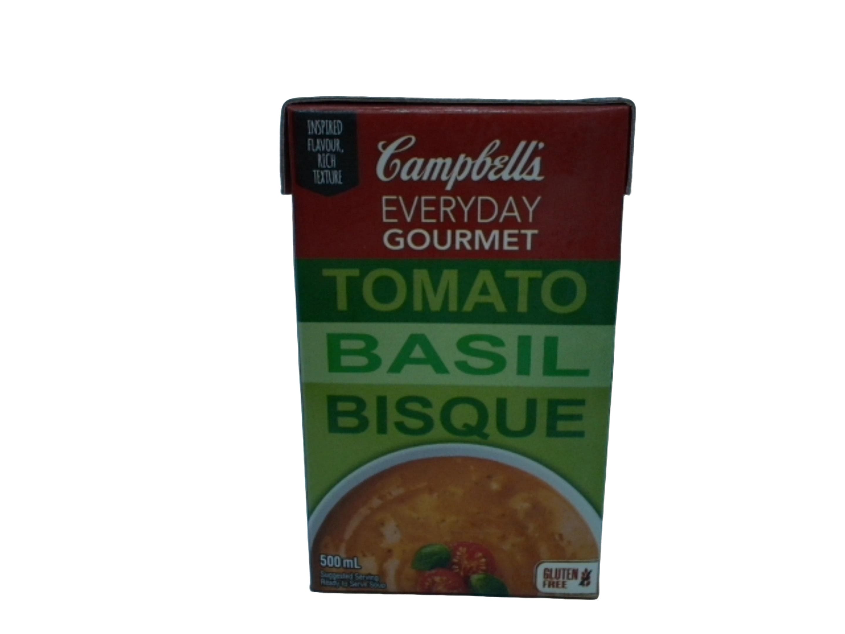 Soup Tomato Basil Bisque 500mL Campbell's Everyday Gourmet - Brantford Surplus