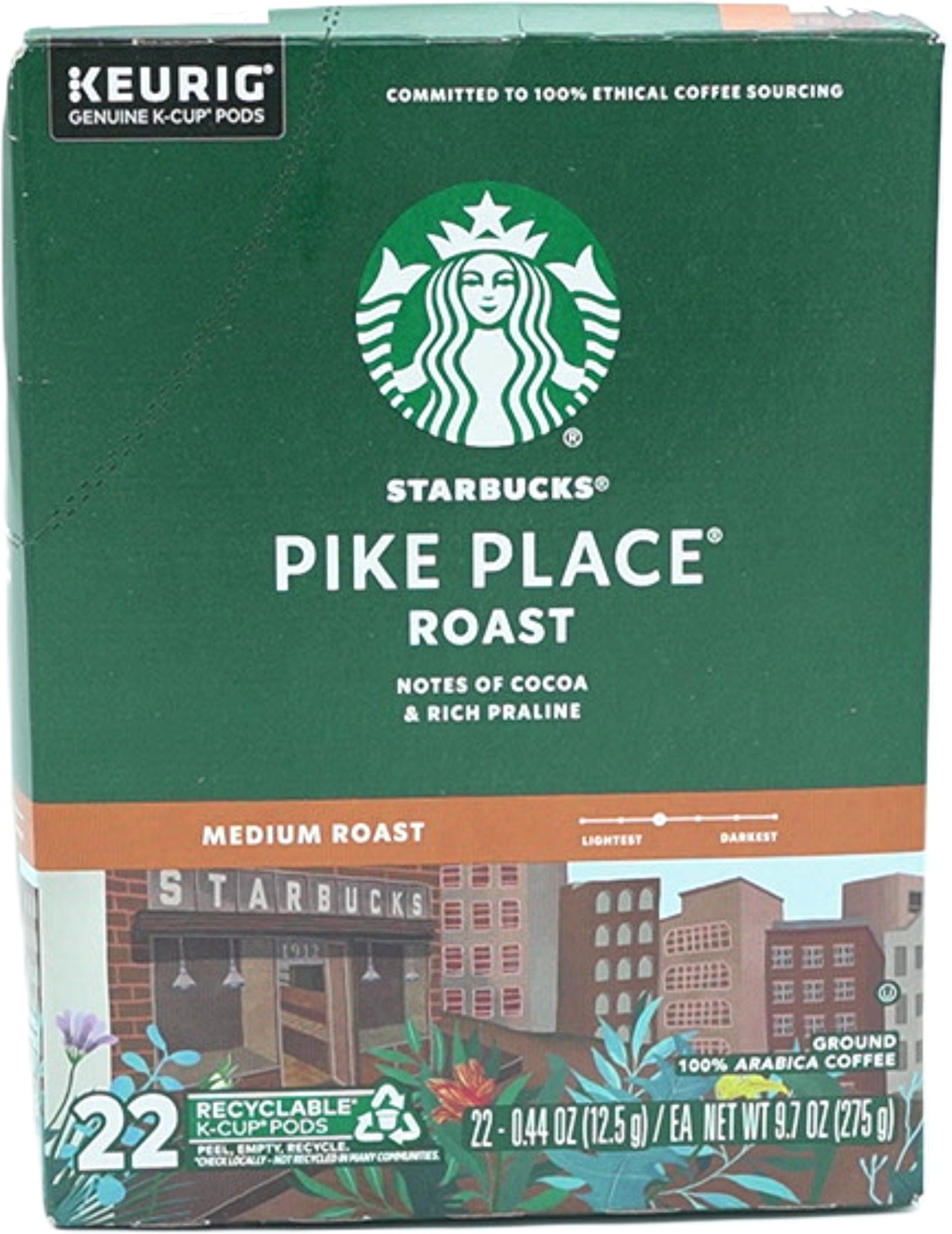 Starbucks Pike Place K-Cup Pods 22ct Expired