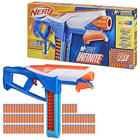 Nerf N-Series Infinite Gun with 80 Darts Rotating Belt