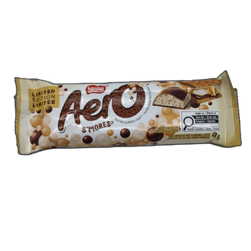 Nestle Aero S'mores chocolate bar 42g
