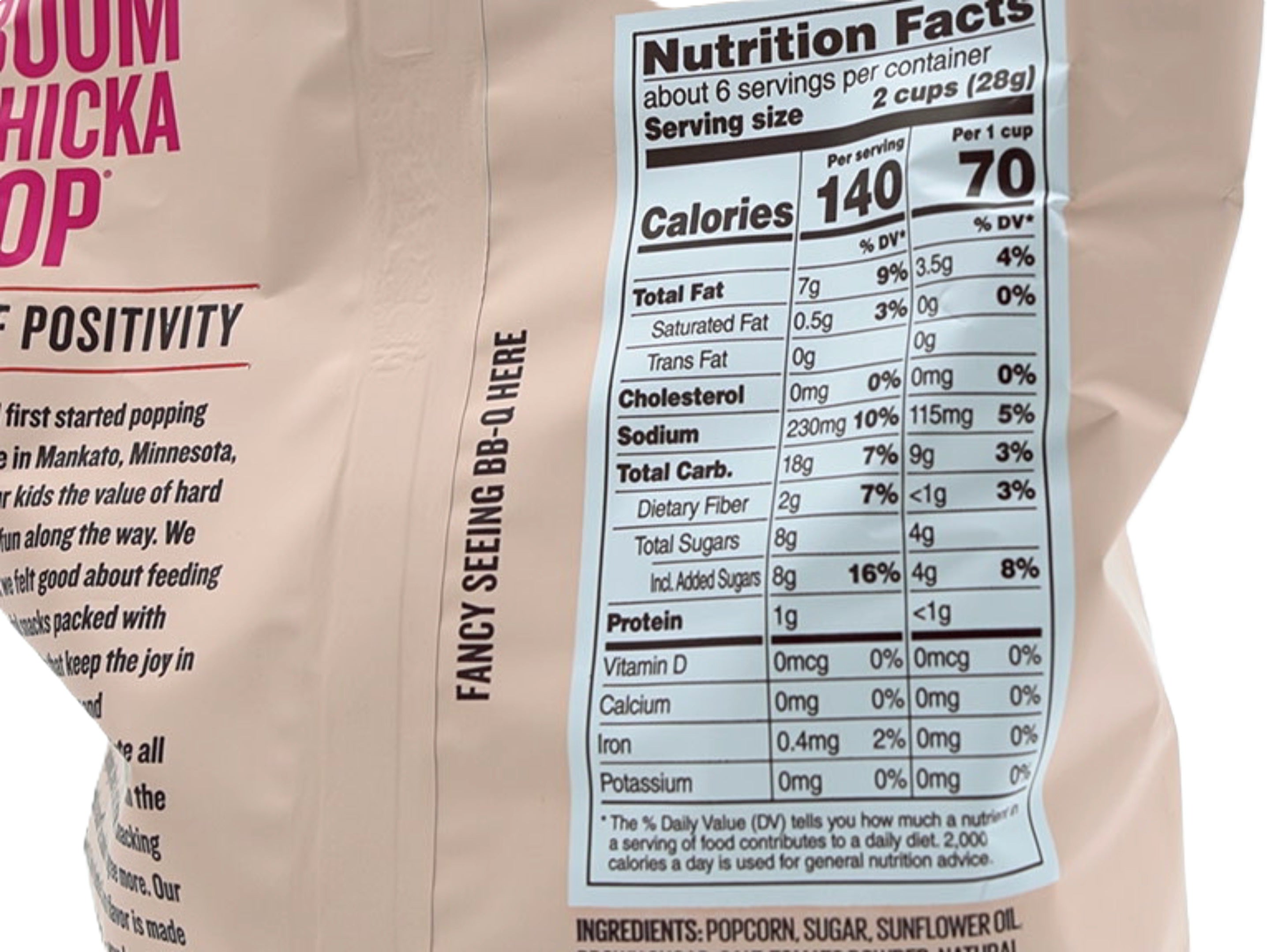 Boom Chicka Pop Kettle Corn BBQ Sweet Salty 184g