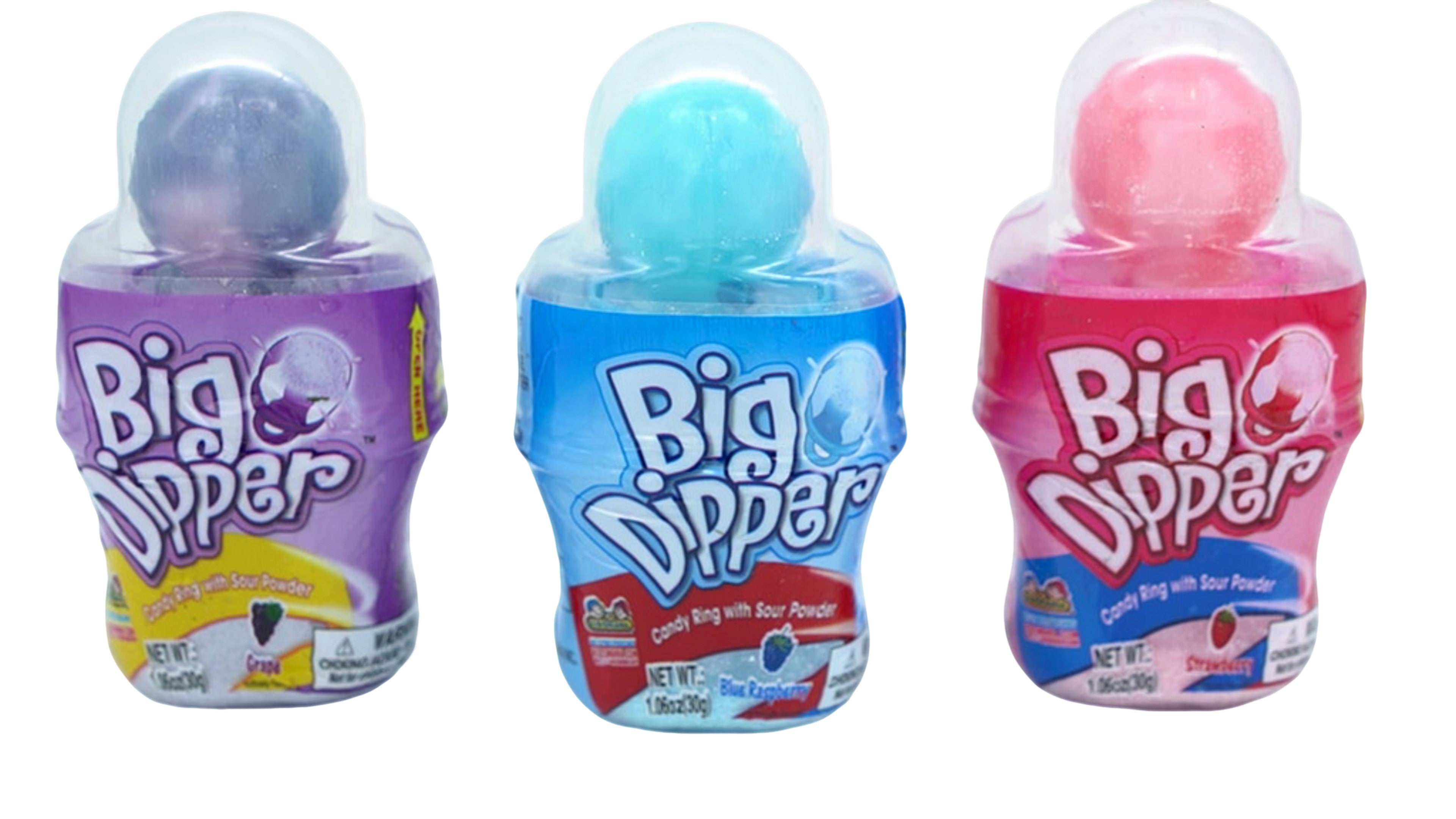 Big Dipper Sour Powder Candy Ring 30g Assorted