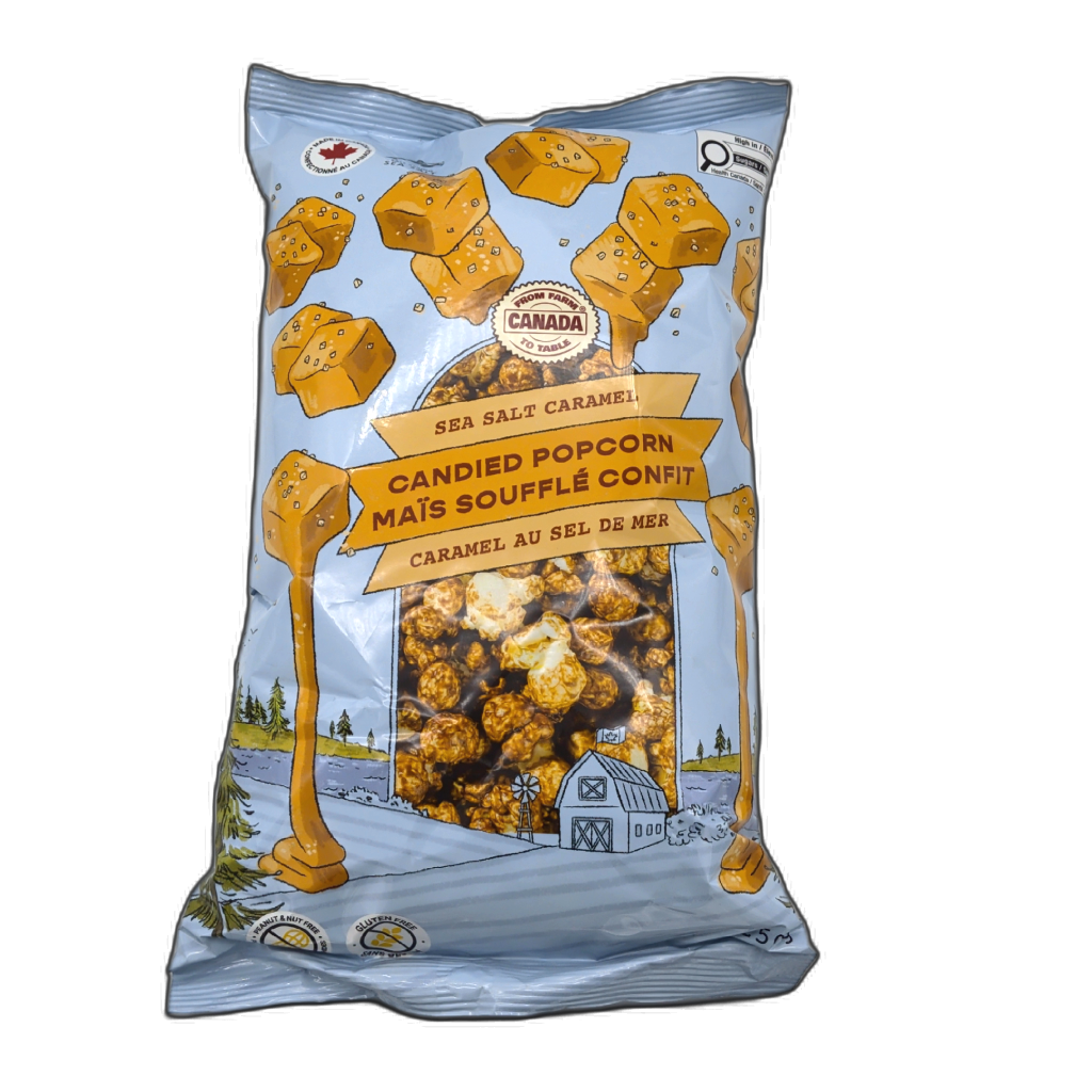 Farm To Table Sea Salt Caramel Candied Popcorn 250g bag