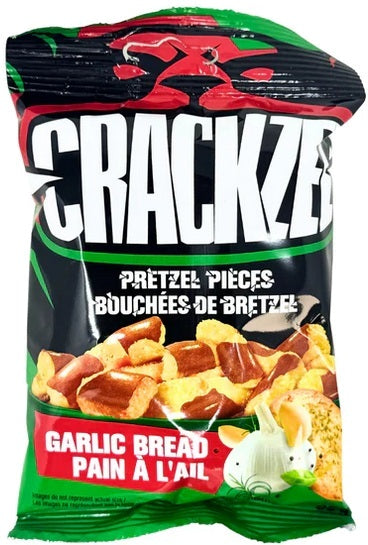 Crackzel Garlic Bread Pretzel Pieces 85g Snack