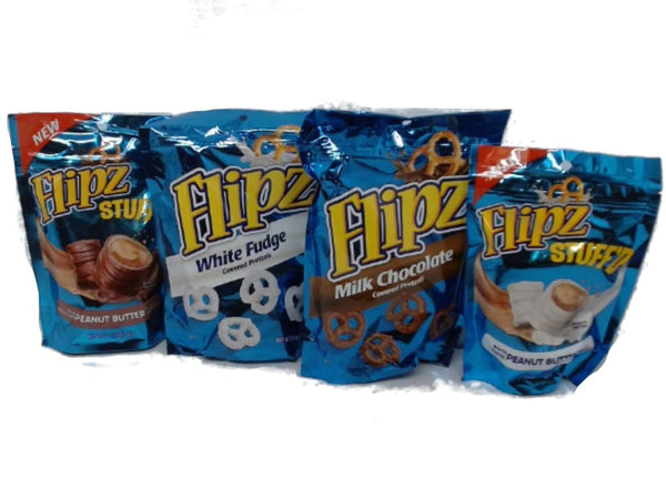 Flipz Chocolate Covered Pretzels Assorted Bags