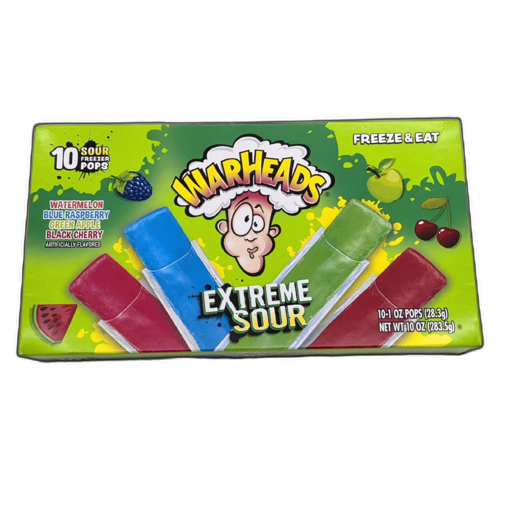 Warheads Extreme Sour Freezer Pops 10-Pack