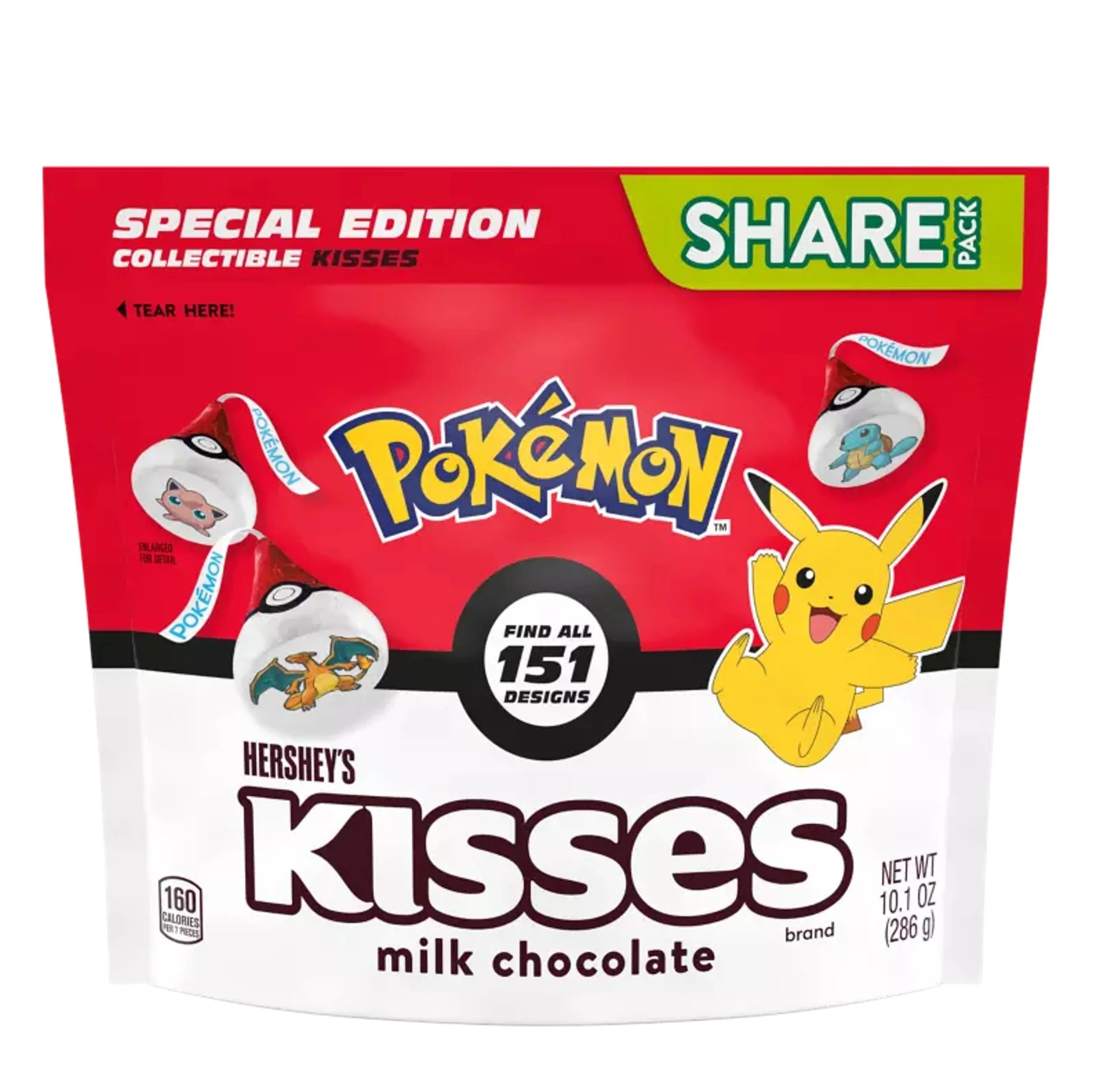 Hershey's Kisses Pokemon Chocolate 286g - Limited Edition
