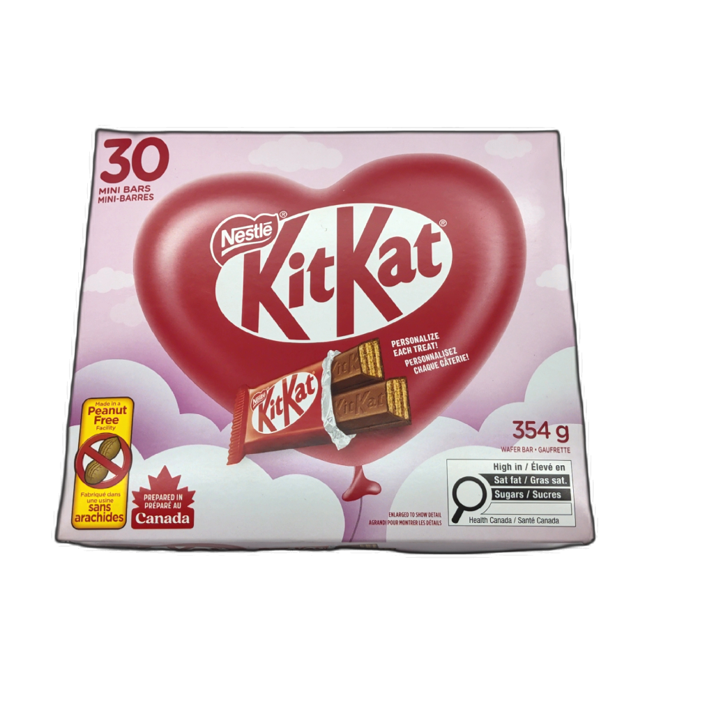 Kit Kat Snack Size Chocolate Bars 30-Pack 354g box