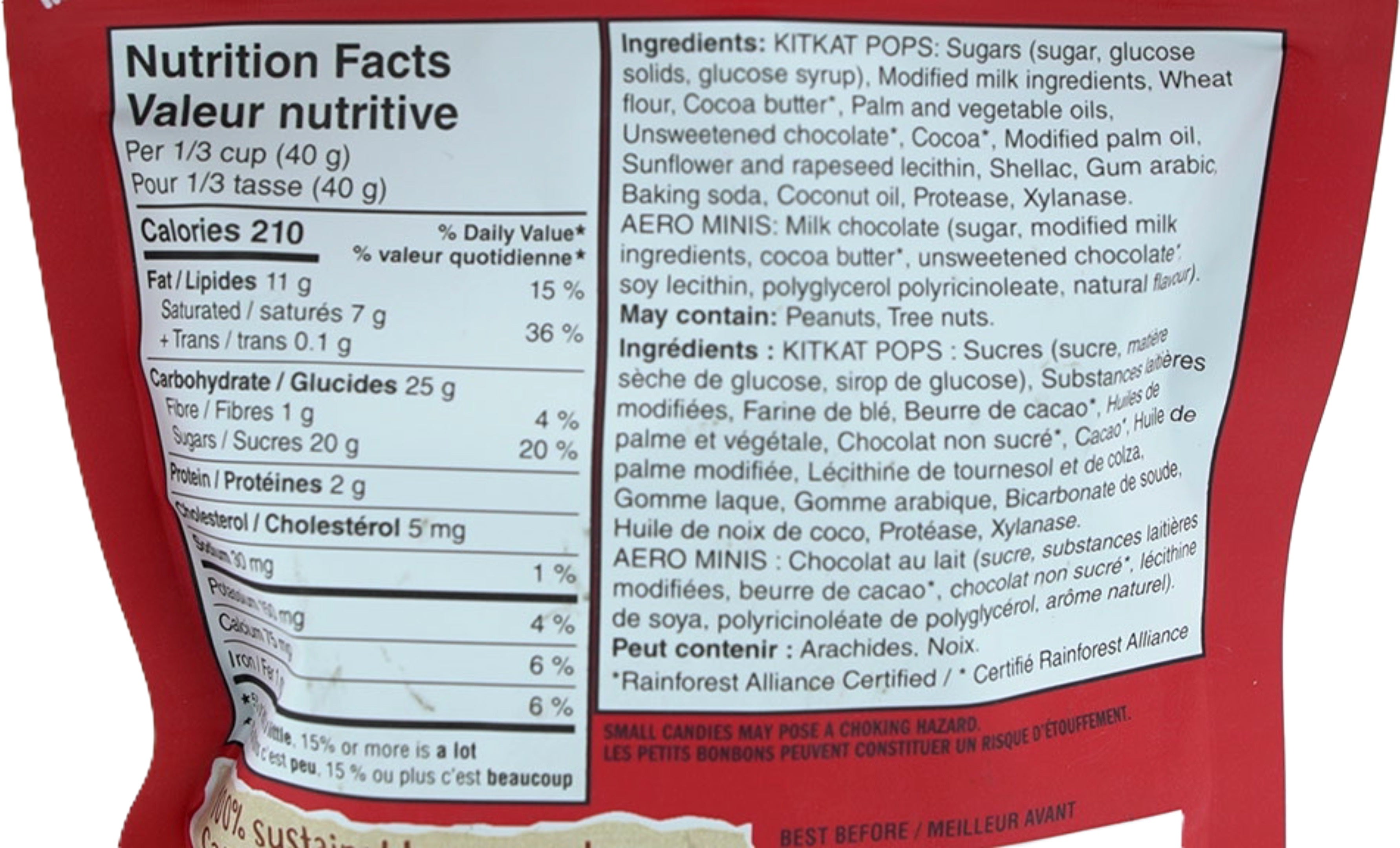 Kit Kat Pops with Aero Chocolate 140g Nestle