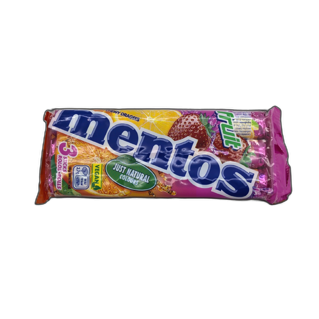Mentos Fruit 3 Rolls X 37.5g