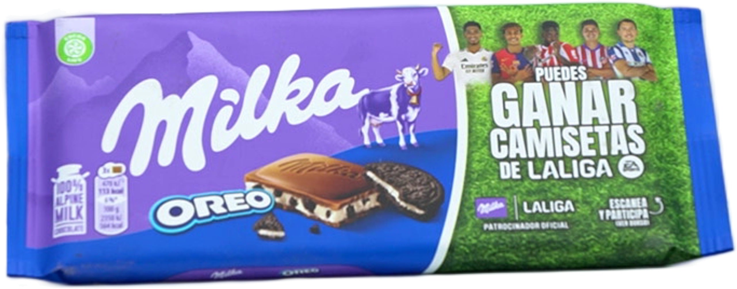 Milka Oreo Chocolate Bar 100g - Cookie Cream Candy