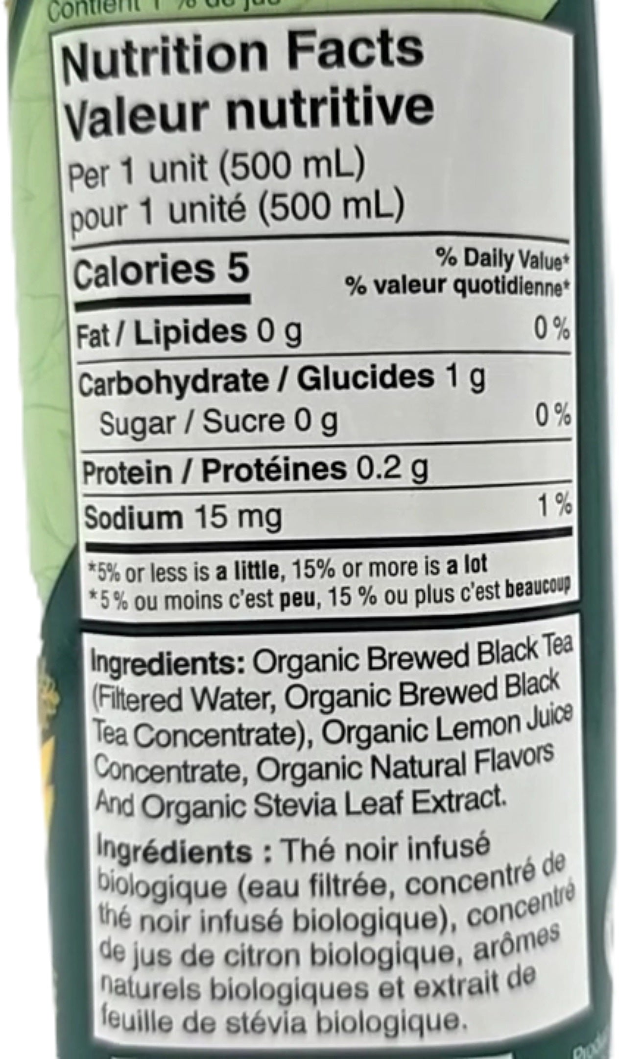 Saint James Organic Mango Black Tea — packaging