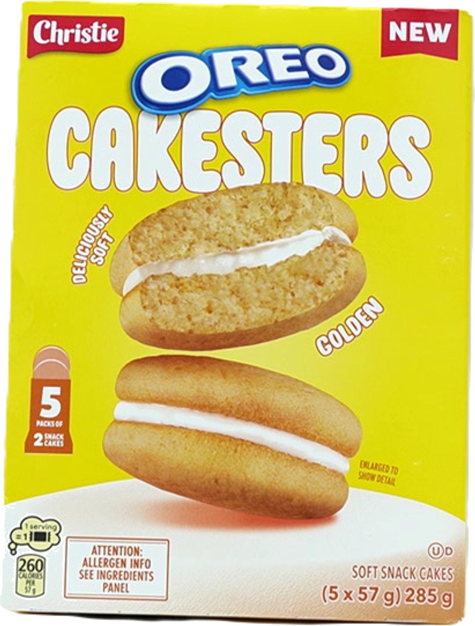 Oreo Golden Cakesters Snack Cakes 10 Pack 285g