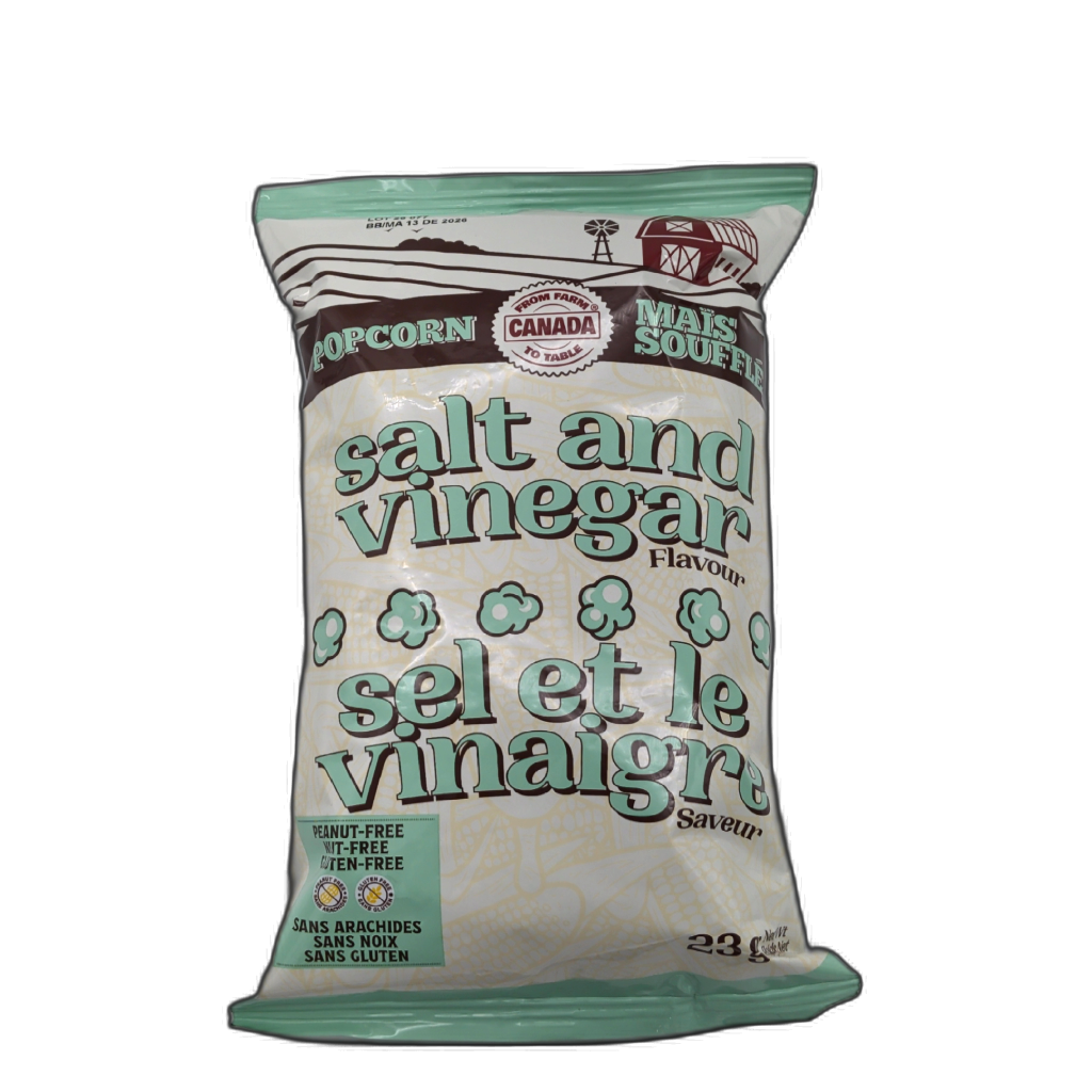 Popcorn Salt and Vinegar Flavour 23g