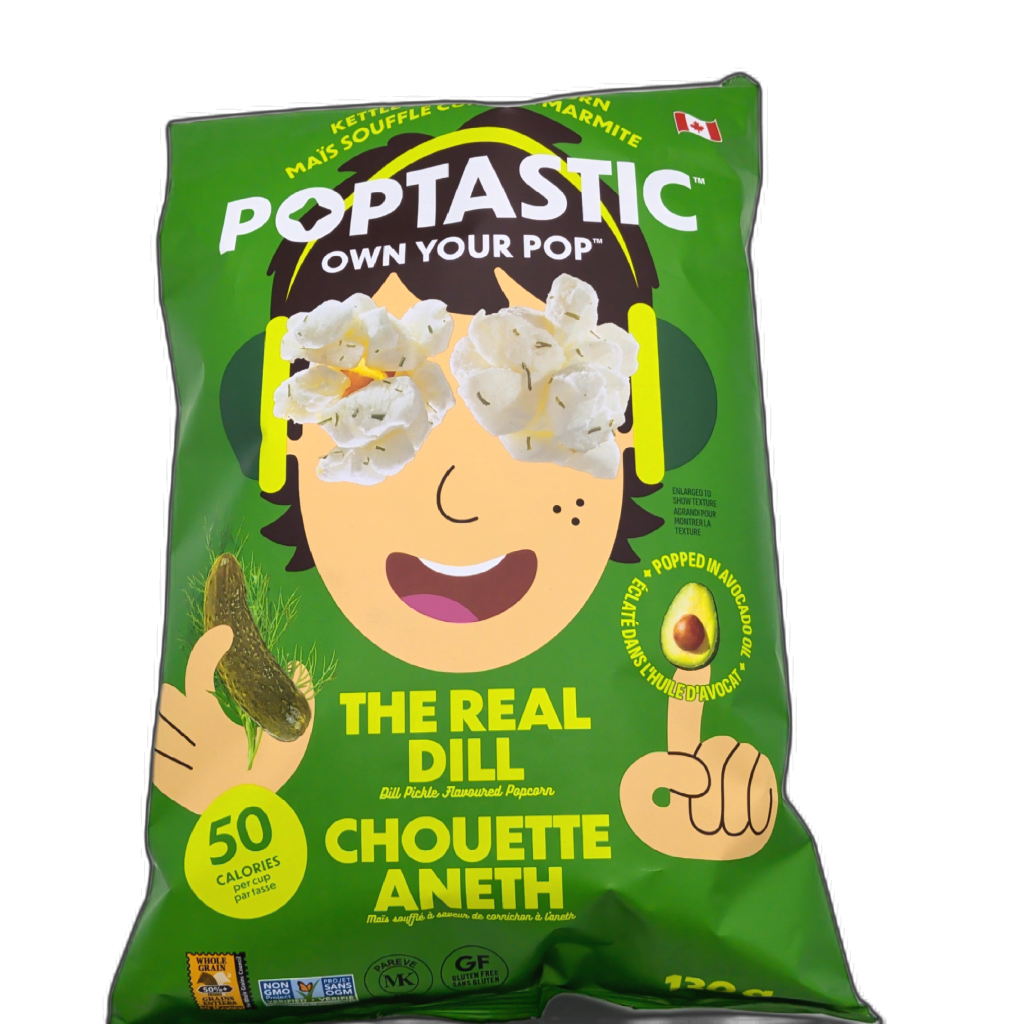 Poptastic The Real Dill Popcorn 130g