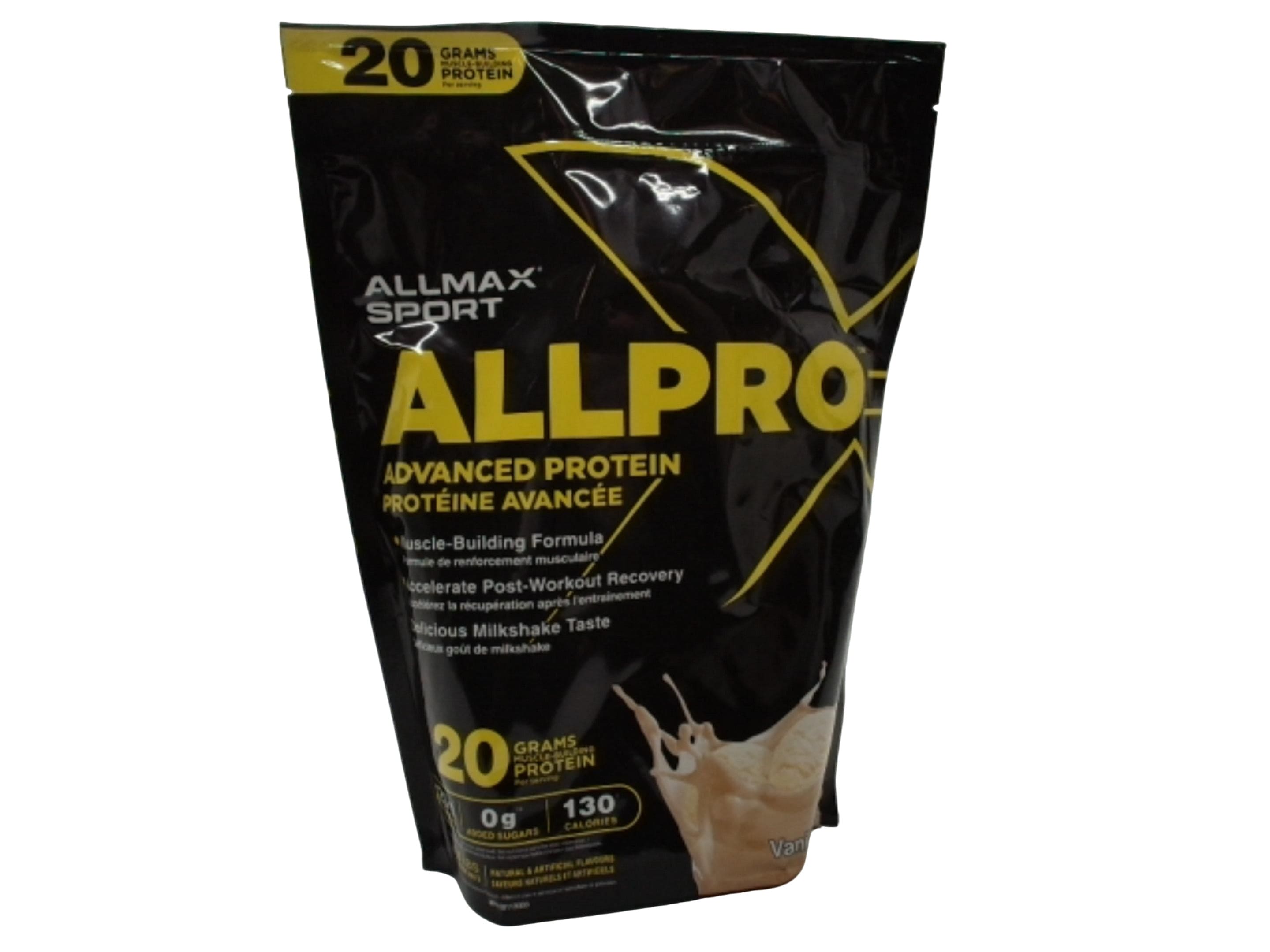 Protein Powder Vanilla 1.5lbs. Allpro Advanced Protein - Brantford Surplus