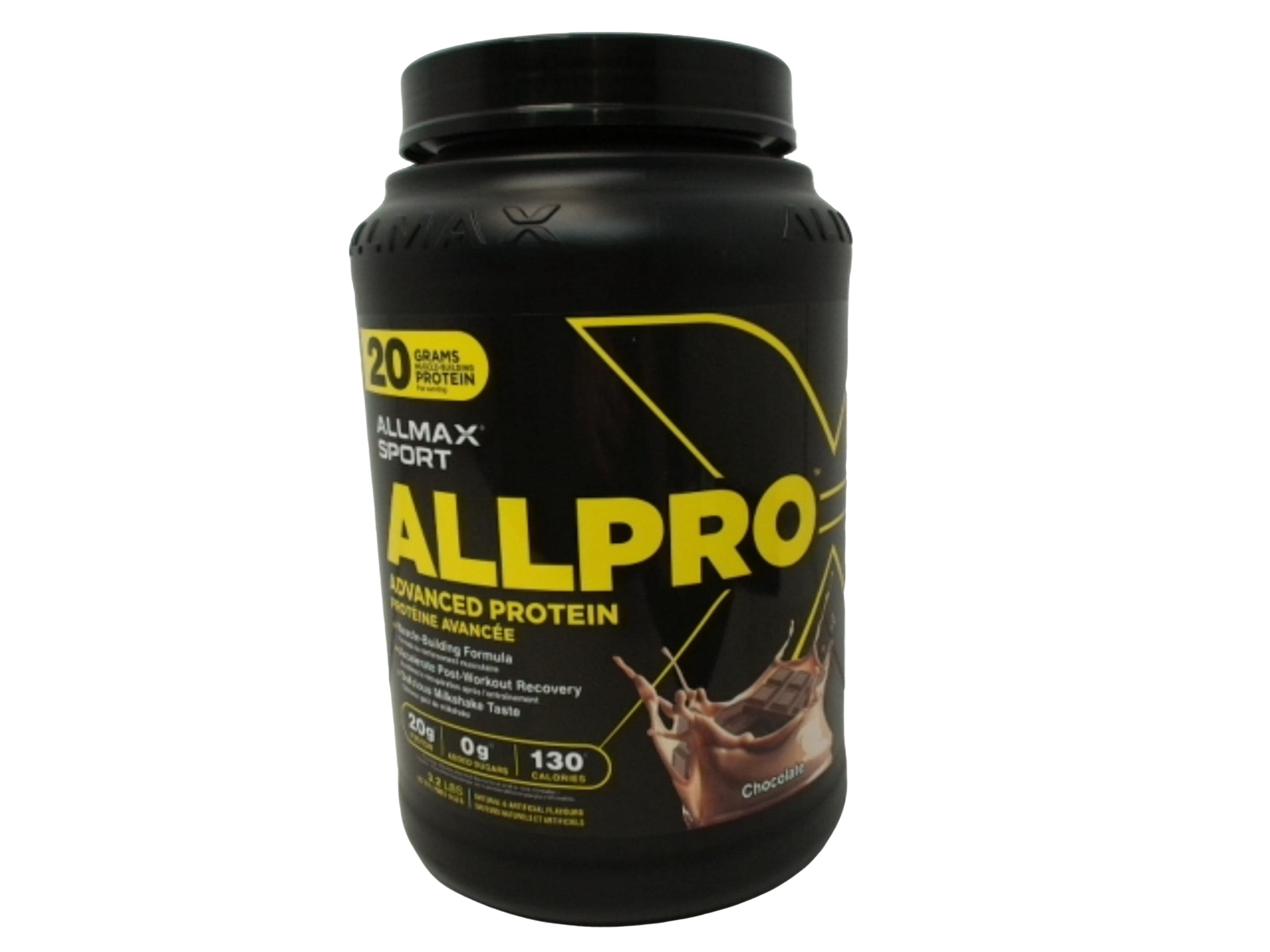 Protein Powder Chocolate 3.2lbs. Allpro Advanced Protein - Brantford Surplus