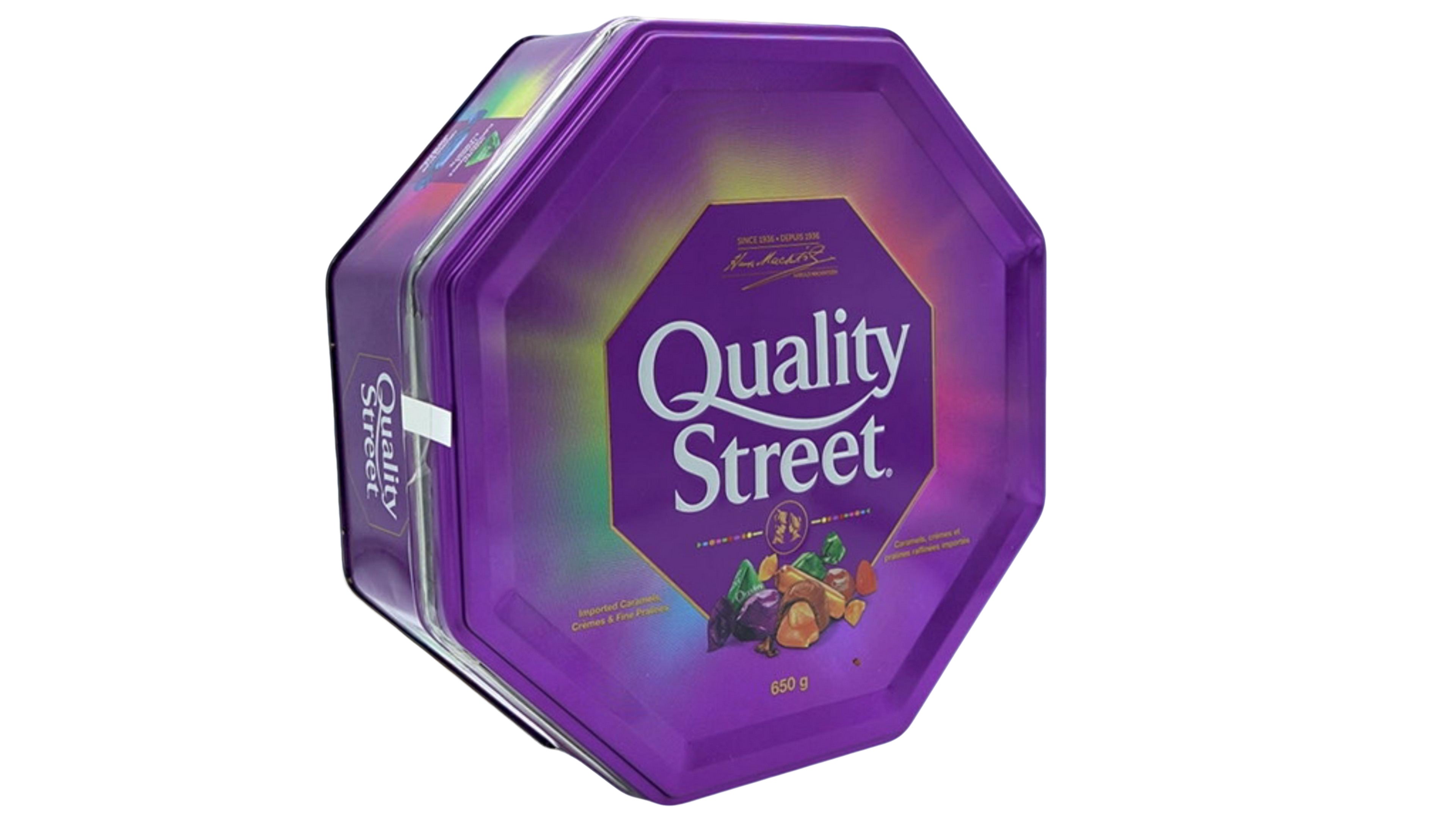 Quality Street Assorted Chocolates Metal Tin 650g
