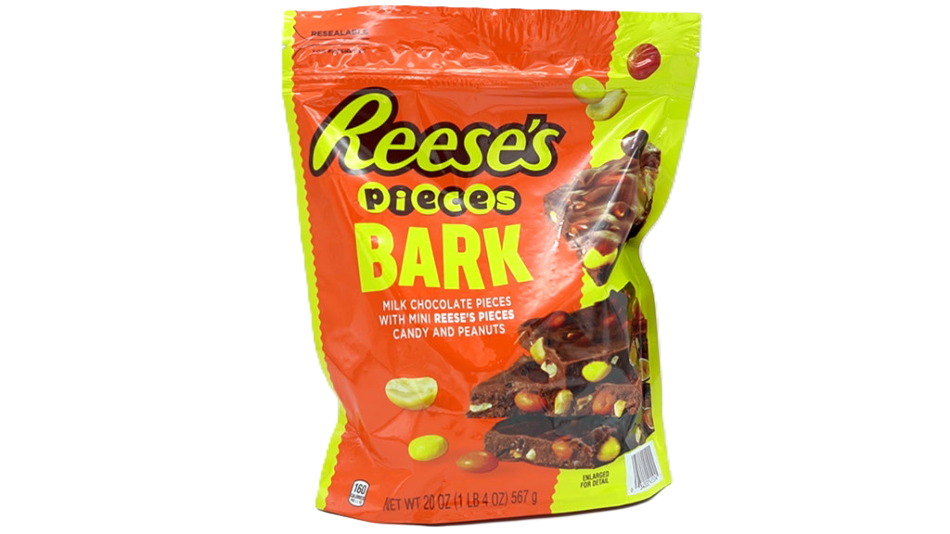 Reese's Pieces Bark 567g Resealable Bag