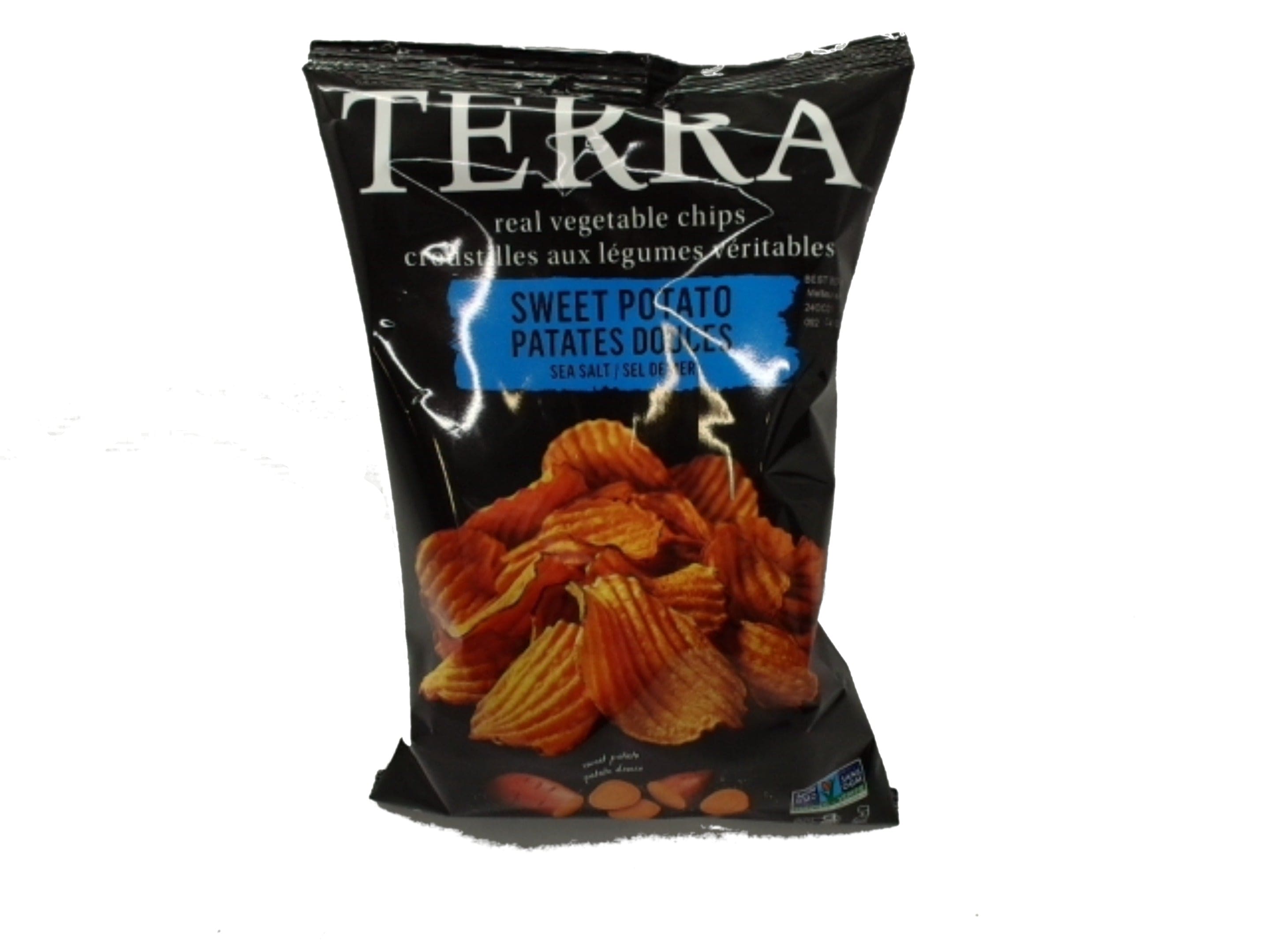 Real Vegetable Chips Sweet Potato Sea Salt 141g. Terra - Brantford Surplus