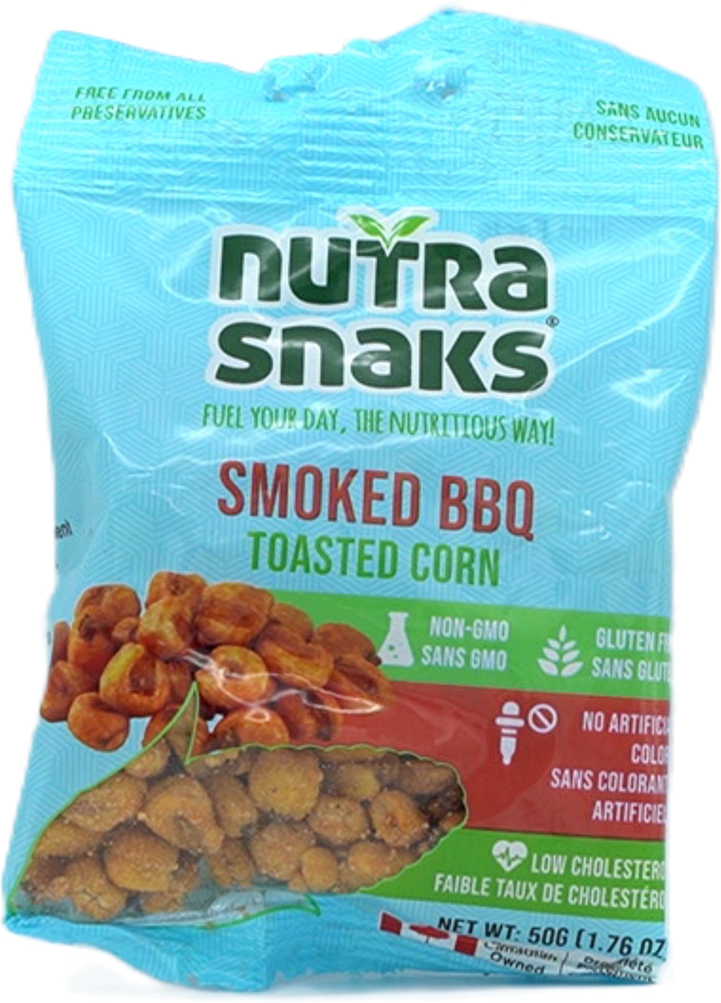 Nutra Snaks Smoked BBQ Toasted Corn Snack 50g