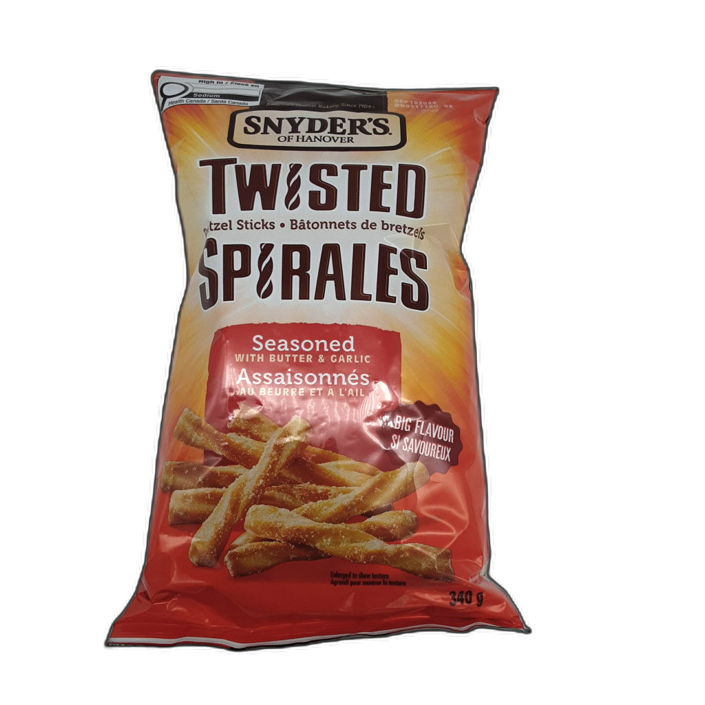 Twisted Butter & Garlic Pretzel Sticks 340g